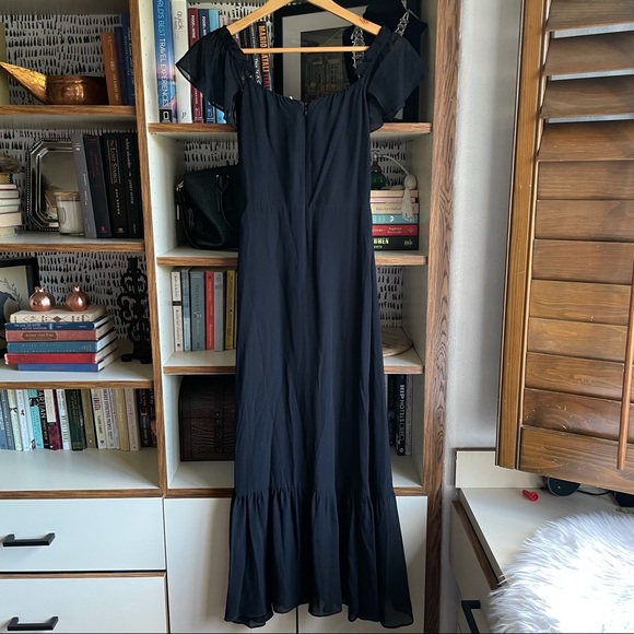 Reformation // Butterfly Off Shoulder Long Dress - Picture 5 of 12